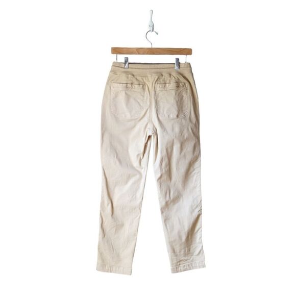 Faherty Traveler Drawstring Pants XS Sandstone Beige Stretch Twill Lounge Casual - Picture 6 of 15